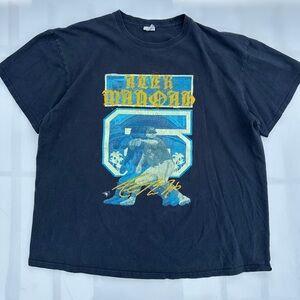 Alex Manoah XL Graphic Tee with Blue & Yellow Print